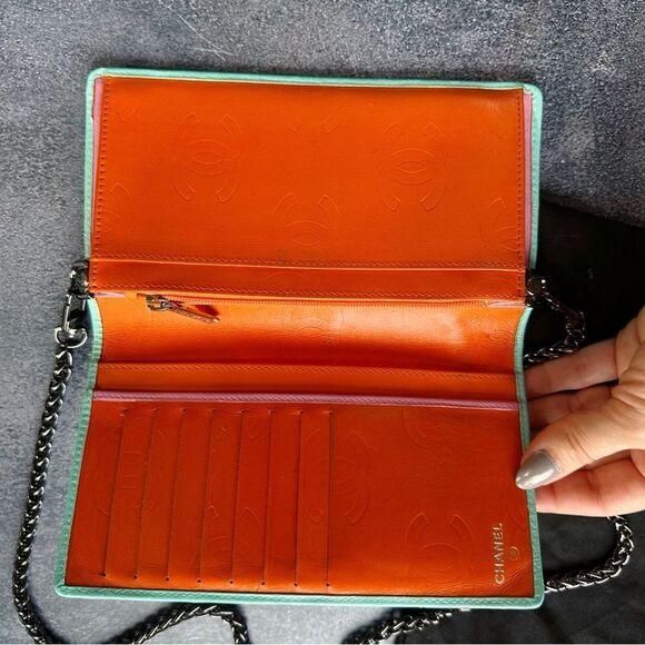 ᴇᴜᴄ 2005 ᴀᴜᴛʜᴇɴᴛɪᴄ ᴄʜᴀɴᴇʟ ᴄᴀᴍʙᴏɴ ʏᴇɴ ʙɪ-ꜰᴏʟᴅ ʟᴏɴɢ ᴡᴀʟʟᴇᴛ ᴏɴ ᴄʜᴀɪɴ ᴜᴘᴄʏᴄʟᴇ - Picture 8 of 17